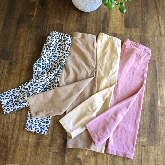 H&M and Children's Place 4 pack jersey stretch leggings, 12-18 month - Picture 5 of 5